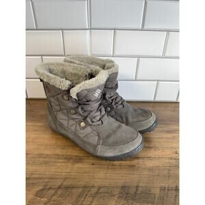 Columbia Minx Shorty Boots Womens 6 Waterproof Omni Heat Insulated Winter Snow